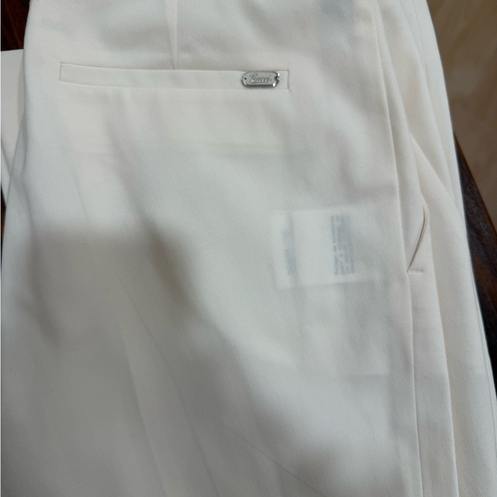 Authentic Gucci Floral Cream Pants NWT